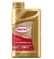 Масло моторное Sintec Platinum 7000 5W-40, SN/CF, A3/B4 (1л.) синт.