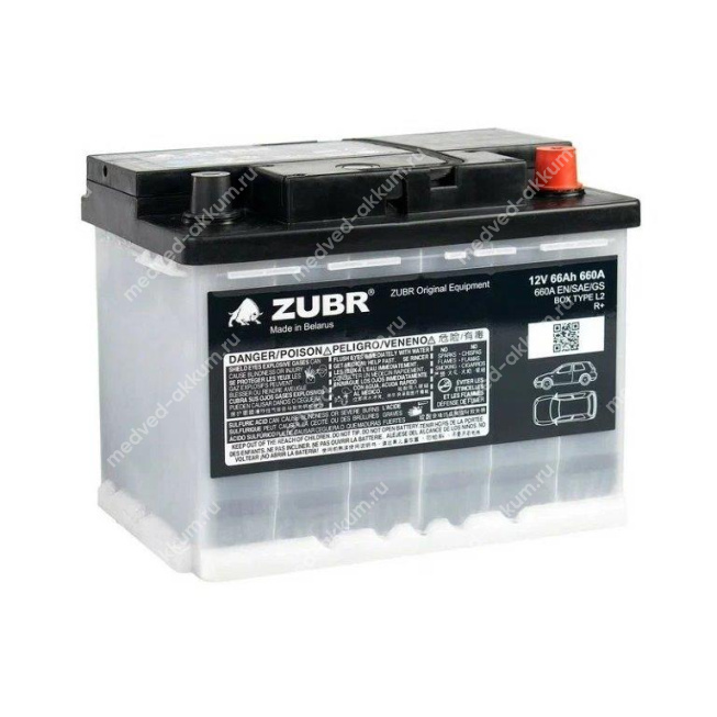 ZUBR Original Equipment 66 Ач обр. L2