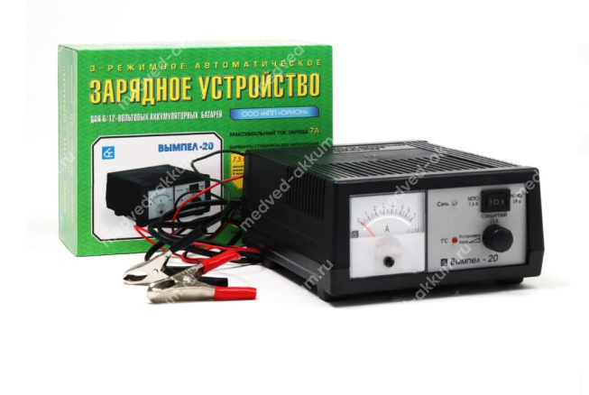 Зарядное устройство Вымпел-20 (0-6A  6-18V стрел.индик.)