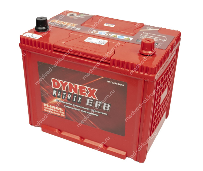 Dynex Matrix EFB 80 Ач S95 обр. D26L