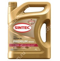 Масло моторное Sintec Premium 9000 0W-40, SP/CF, A3/B4 (4л.) синт.