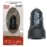 Автомобильное зарядное устройство AVS 2 порта UC-623 (3.1A) USB