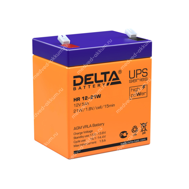 Delta HR W 12-21 12V 5 Ач