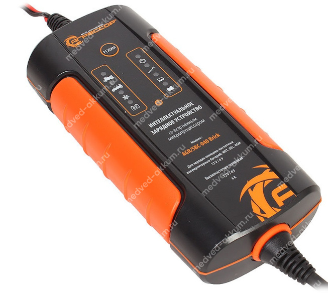 Зарядное устройство Агрессор (9 фаз зарядки. 4А WET,AGM<GEL)