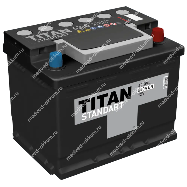 Titan Standart 62 Ач обр. L2