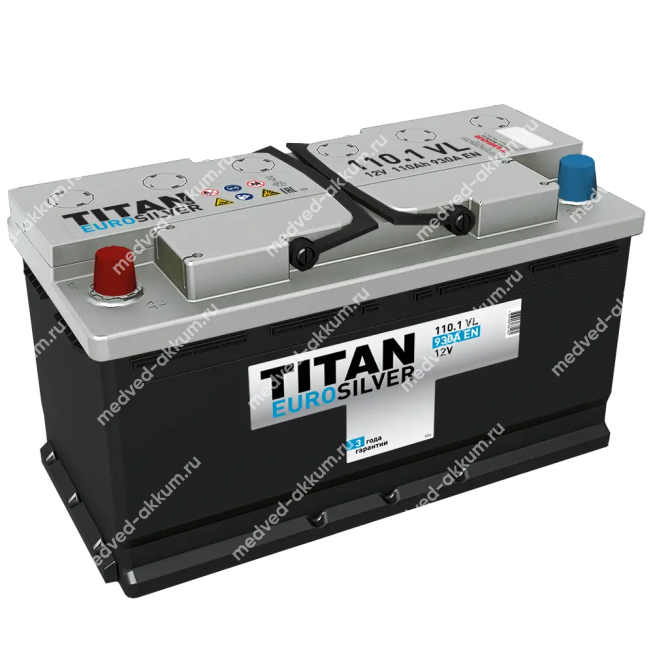 Titan Eurosilver 110 Ач пр. L5