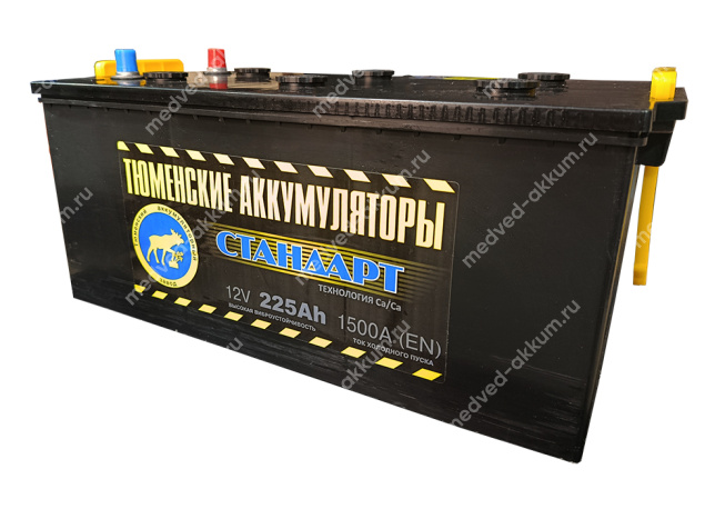 Тюмень Standard 225 Ач евро C