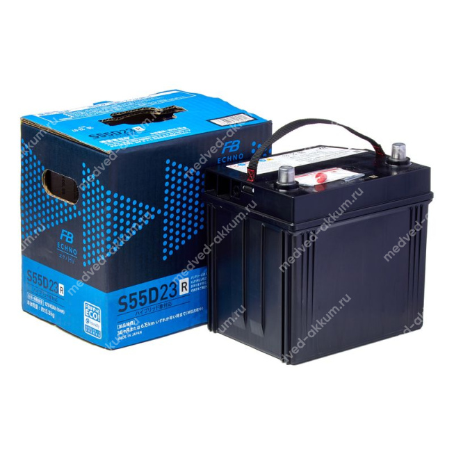 FB ECHNO HV AGM 51 Ач пр. S55D23R  Гибридн. автом.