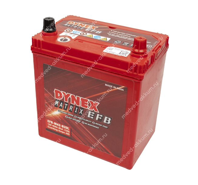 Dynex Matrix EFB 40 Ач обр. M42-B20L