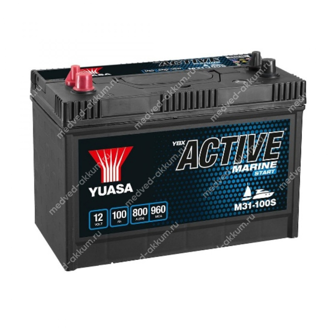 GS Yuasa Marine start M31-100S 100 Ач пр. D33R