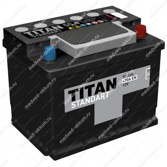 Titan Standart 55 Ач обр. L2