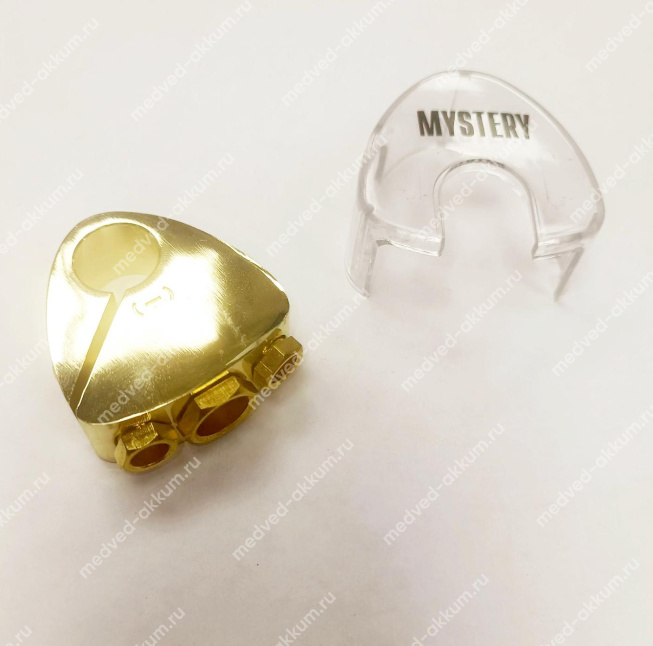 Клемма аккумуляторная Mystery для музыки ( - ) 3 крепления MBT 2 