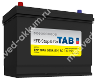 TAB EFB Stop&Go 70 Ач пр. D26R (57024)