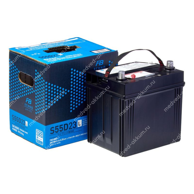 FB ECHNO HV AGM 51 Ач обр. S55D23L  Гибридн. автом.