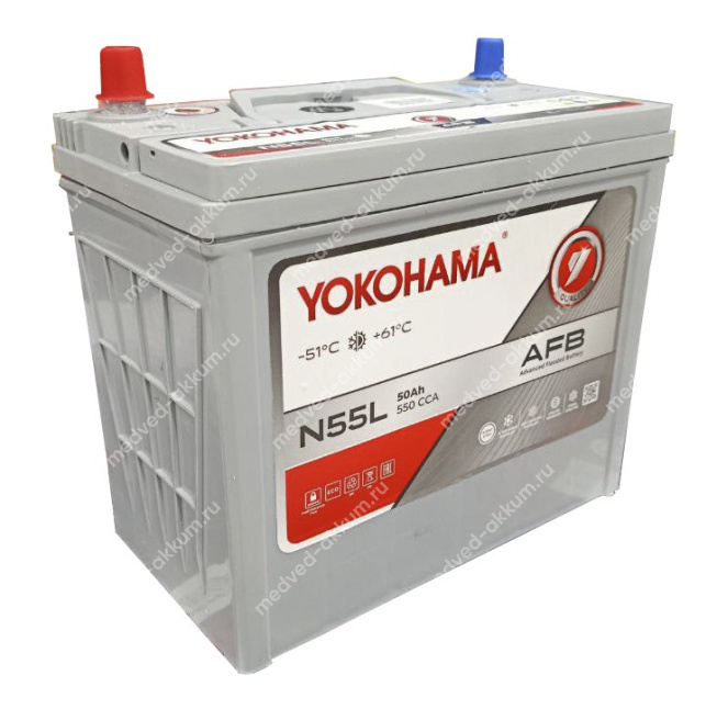 Yokohama AFB 50 Ач обр. B24L (N55L)