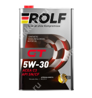 Масло моторное ROLF GT 5W-30, SN/CF, C3 (1л.) синт. ж/б