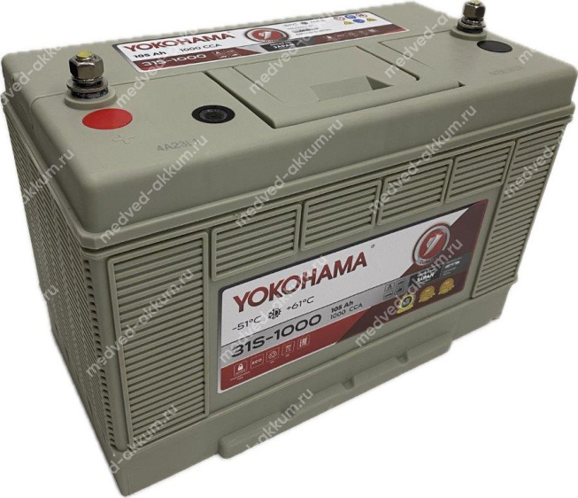 Yokohama 105 Ач 31S-1000 унив (винт) D33