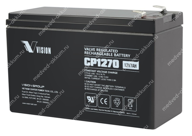 Vision CP1270 12V 7 Ач