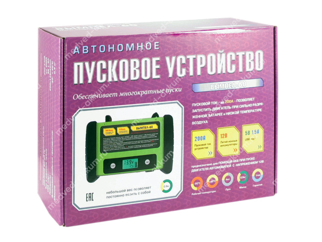 Автономное пусковое устройство Вымпел-60 (Пусковой ток > 100А)