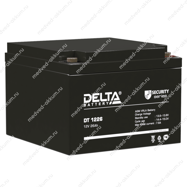 Delta DT 1226 12V 26 Ач