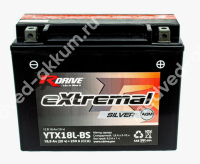 RDrive Extremal Silver 18 Ач YTX18L-BS обр.
