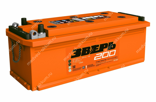 Зверь 200 Ач унив. рос. B