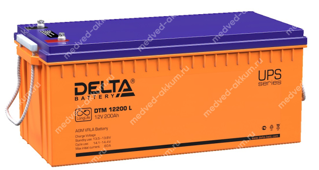 Delta DTM 12200 L 12V 200 Ач