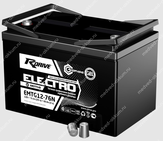 RDrive Electro Motive NanoGEL 76 Ач EMTG12-76N