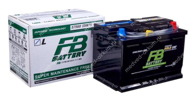 FB GOLD 75 Ач обр. L3 (57568)
