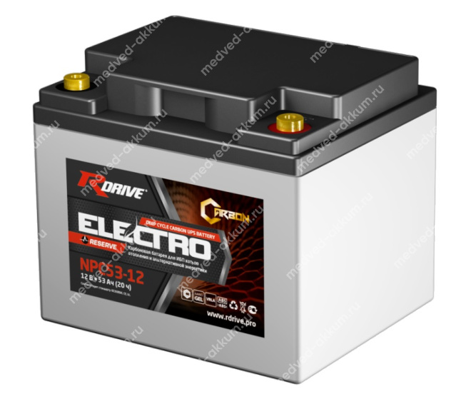 RDrive Electro Reserve NanoGEL 53 Ач NPC53-12